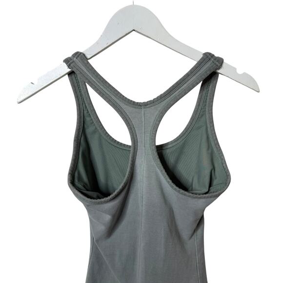 Skims Outdoor Mid Thigh Bodysuit Romper Racerback Scoop Neck Blue Chalk Small - Picture 7 of 8